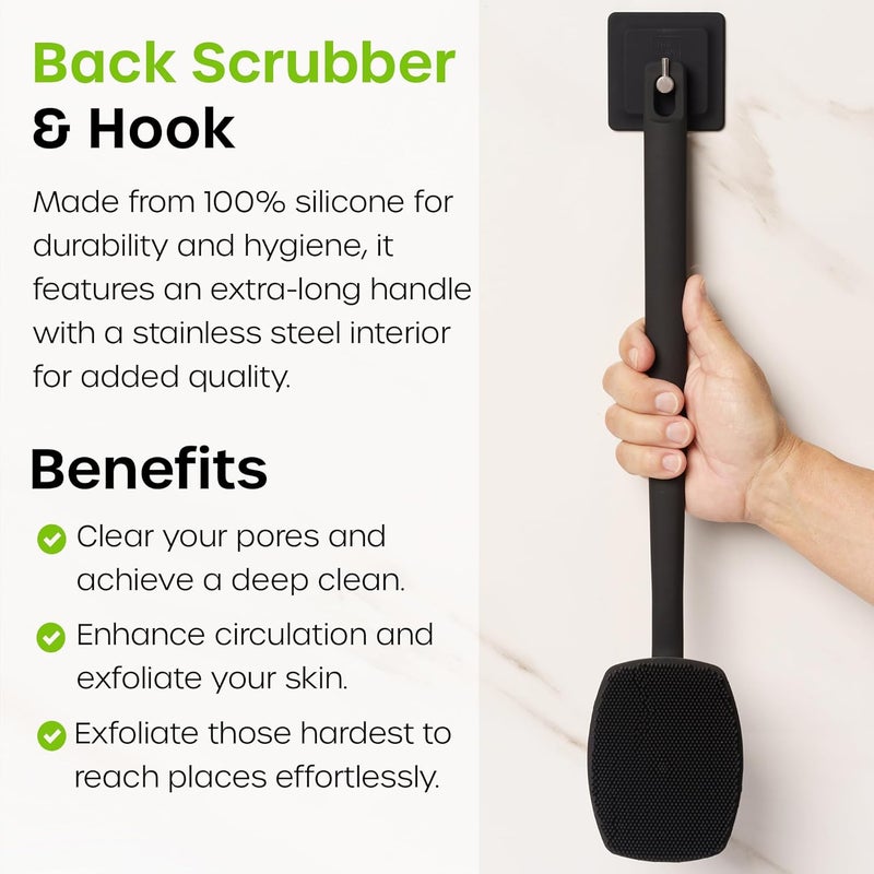 Vanibiss The Man Silicone Face, Body, and Back Scrubber Brush (Variety Set) - Image 4